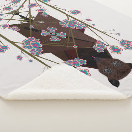 Cobertor Sherpa Raposa Voadora Sherpa Blanket (3 Tamanhos)