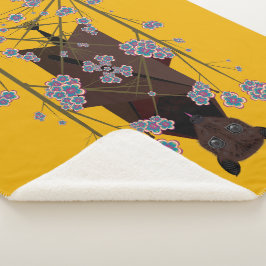 Cobertor Sherpa Raposa voadora, Sherpa Blanket (3 Tamanhos)