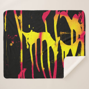 Cobertor Sherpa rebarbas e expurgos e bacanais