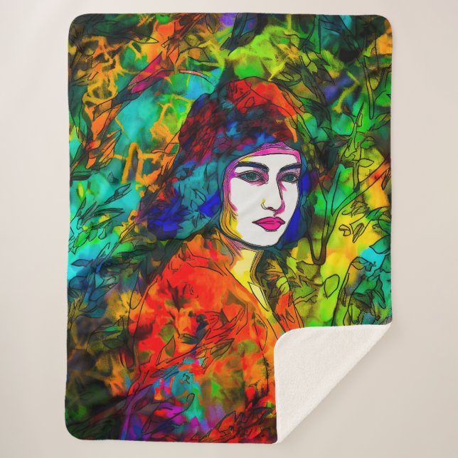 Cobertor Sherpa Red Beret (Frente)