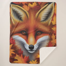Cobertor Sherpa Red Fox Sherpa Blanket