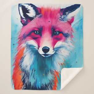 Cobertor Sherpa Red Fox Sherpa Blanket