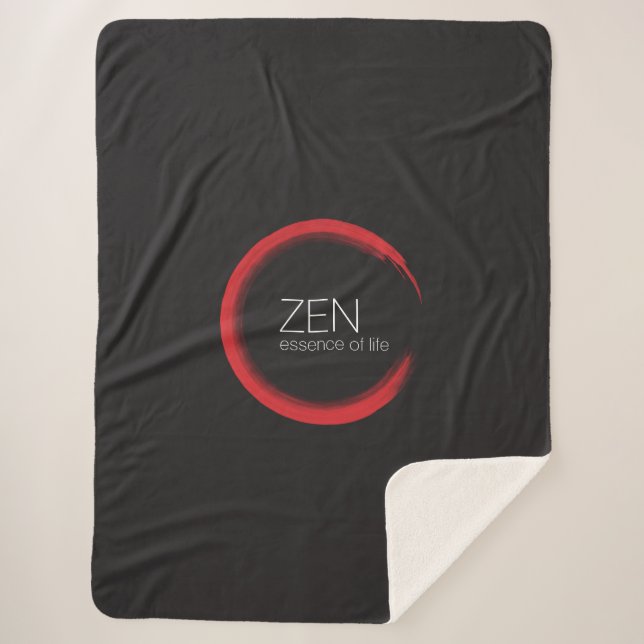 Cobertor Sherpa Red Zen Sherpa Blanket (Frente)
