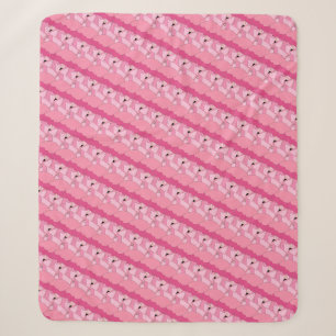 Cobertor Sherpa Refrigerante Tropical Rosa Flamingo Joga Banheira