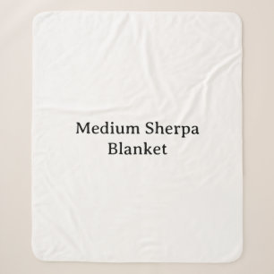 Cobertor Sherpa Remova Este Texto & Adicione Seu Próprio Design Mé