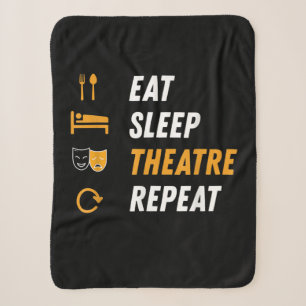 Cobertor Sherpa Repetir o teatro de repouso