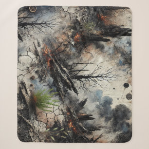 Cobertor Sherpa Resiliência à Natureza Sherpa Blanket - Design de 