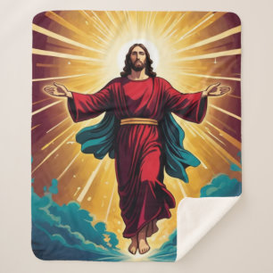Cobertor Sherpa Ressurreição de Jesus Cristo 2