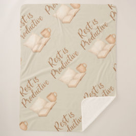 Cobertor Sherpa Rest is Productive 