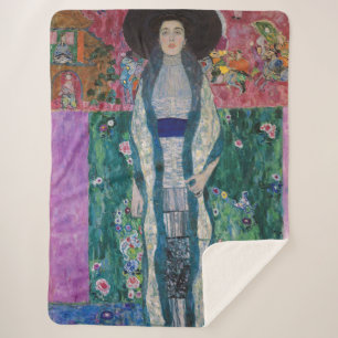 Cobertor Sherpa Retrato de Adele Bloch Bauer, Gustav Klimt
