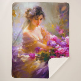 Cobertor Sherpa Retrato Sensual