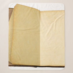 Cobertor Sherpa Retrô de textura antiga do Livro