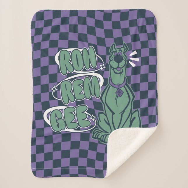 Cobertor Sherpa Retro Scooby "OMG" (Frente)