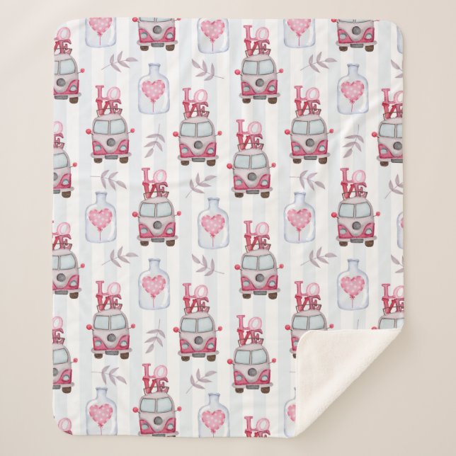 Cobertor Sherpa Retro Vans Sherpa Blanket (Frente)