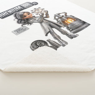 Cobertor Sherpa Rhenium personagem da ATOMIVRA™