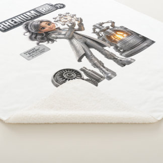 Cobertor Sherpa Rhenium personagem da ATOMIVRA™
