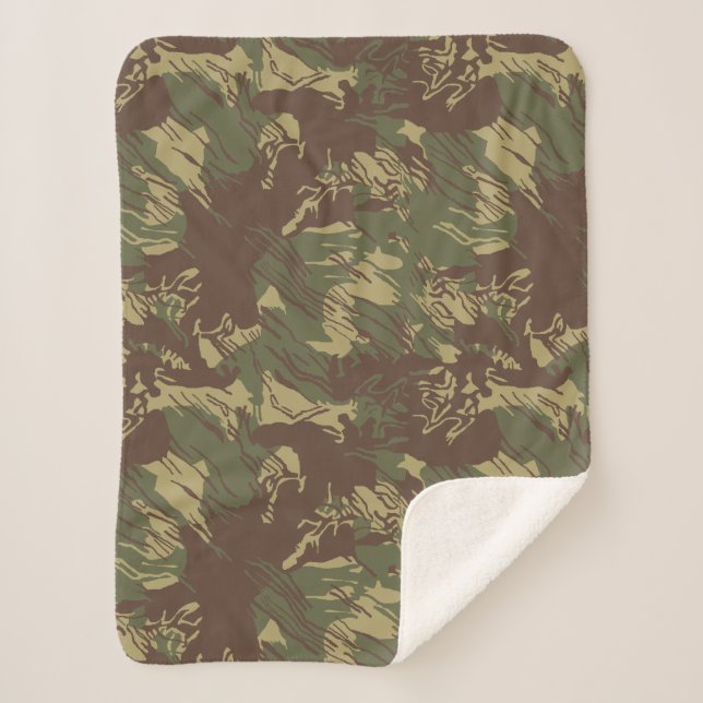 Cobertor Sherpa Rhodesian BrushAVC CAMO (Frente)