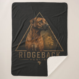 Cobertor Sherpa Rhodesian Ridgeback