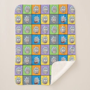 Cobertor Sherpa RICK E MORTY™   Rick