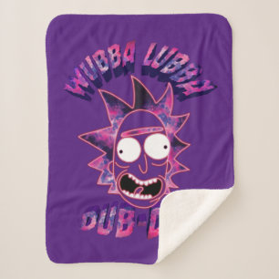 Cobertor Sherpa RICK E MORTY™   Wubba Lubba Dub-Dub