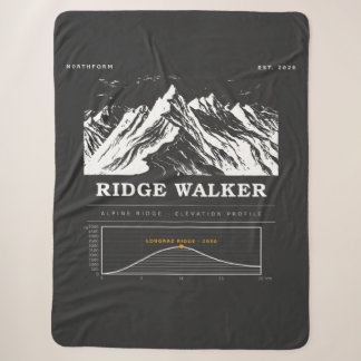 Cobertor Sherpa Ridge Walker Gratwanderung Höhenprofil