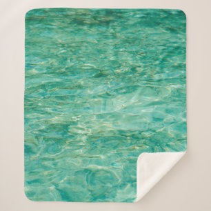 Cobertor Sherpa Rio lacquer oceânico aquático