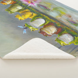 Cobertor Sherpa Rio Ribbit
