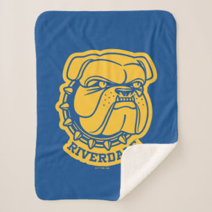 Cobertor Sherpa Riverdale Bulldog Head