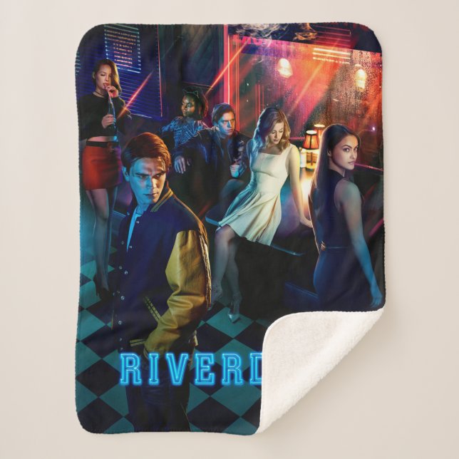 Cobertor Sherpa Riverdale Dentro Pop do Diner Poster (Frente)