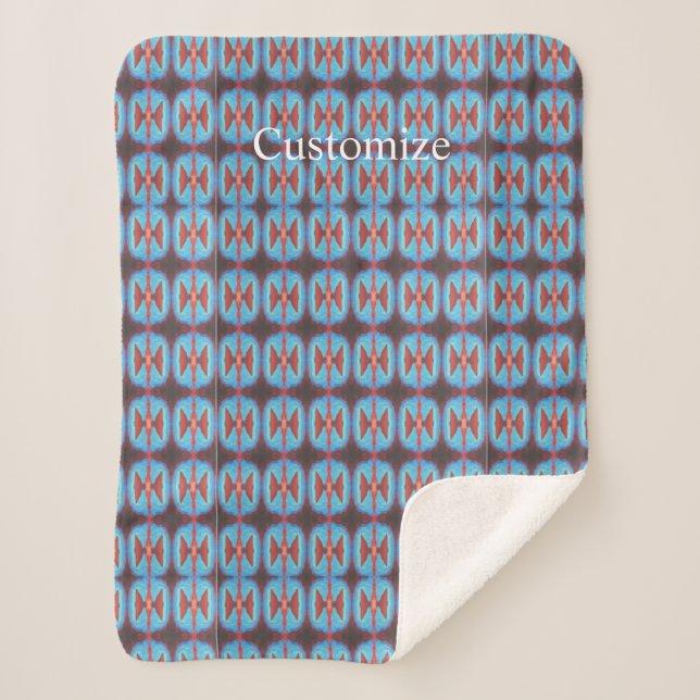 Cobertor Sherpa Rochas vermelhas do Navajo Thunder_Cove (Frente)