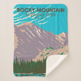 Cobertor Sherpa Rocky Mountain National Park Colorado Bear Lake