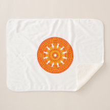 Roda Vermelha de Dharma (Arte Budista)