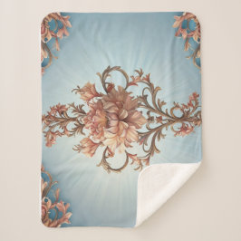 Cobertor Sherpa Rosa barroco