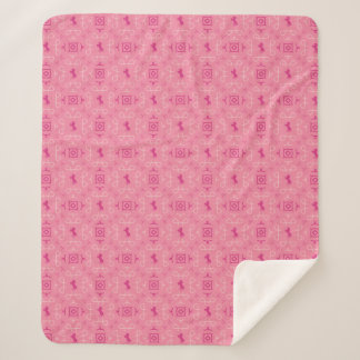 Cobertor Sherpa Rosa Desolado Caubói Ocidental Cav