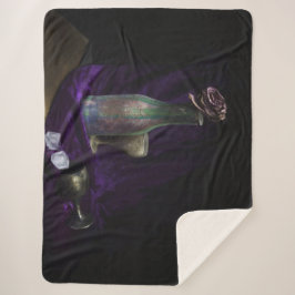 COBERTOR SHERPA ROSA PURPER