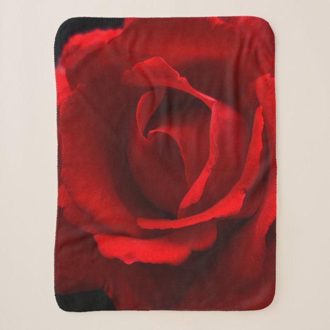 Cobertor Sherpa Rosa vermelha sbcnm (Frente)