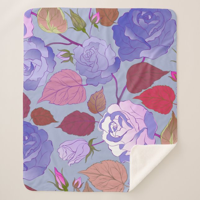 Cobertor Sherpa Rosas 29 (Frente)