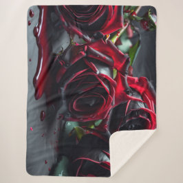 Cobertor Sherpa Rosas góticos