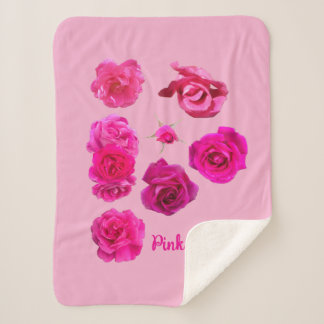 Cobertor Sherpa Rosas Rosas