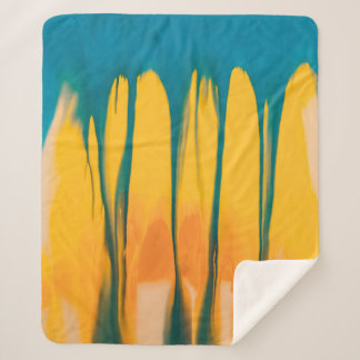 Cobertor Sherpa Roupa AMARELO E AZUL