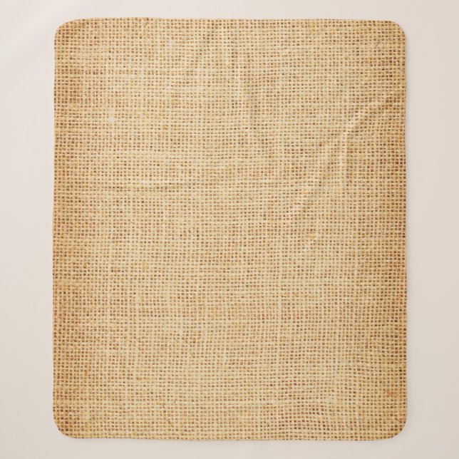 Cobertor Sherpa Roupa natural, fundo texturizado. (Frente)