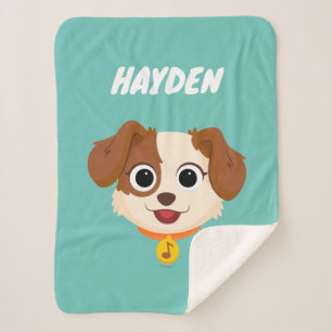 Cobertor Sherpa Rua Sésamo   Face Tango   Adicione seu nome