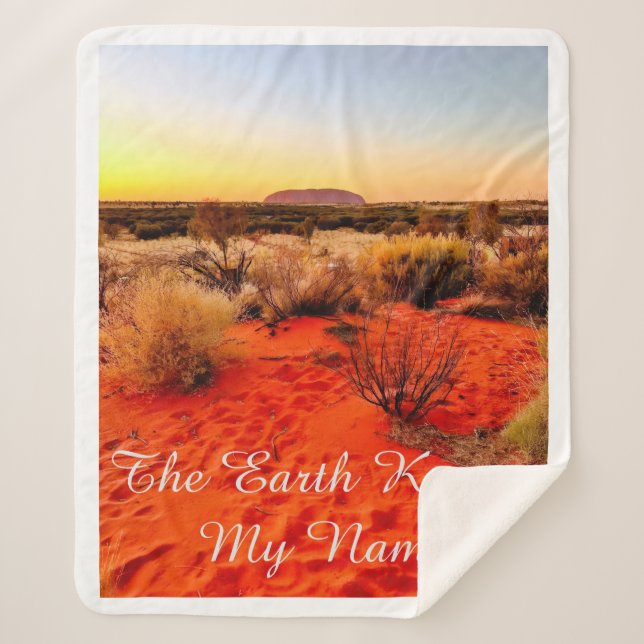 Cobertor Sherpa Sacred Dessert Comfort Sherpa Blanket (Frente)