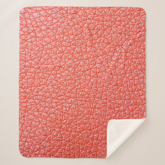 Cobertor Sherpa Sample of orange leather upholstery textureabstrac