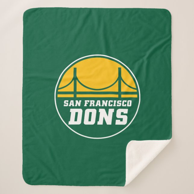 Cobertor Sherpa San Francisco Dons (Frente)