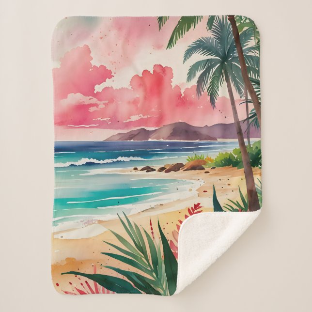 Cobertor Sherpa Sandy Toes (Frente)
