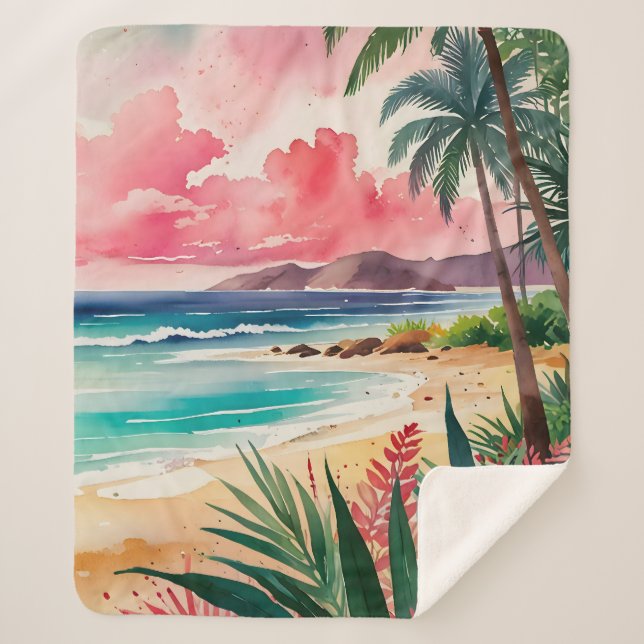 Cobertor Sherpa Sandy Toes (Frente)