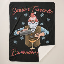 Santas Favorite Barman Gnomo