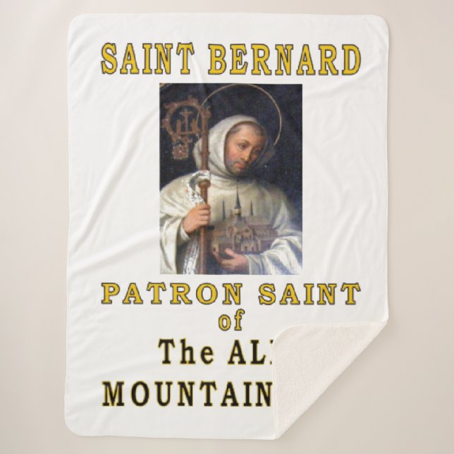 COBERTOR SHERPA SANTO BERNARD (Frente)