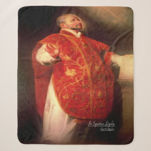 Cobertor Sherpa Santo Ignatius Loyola